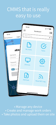 AlldeviceCMMS 2.0 Screen 2