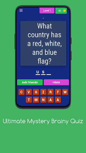 Android application Ultimate Mystery Brainy Quiz screenshort