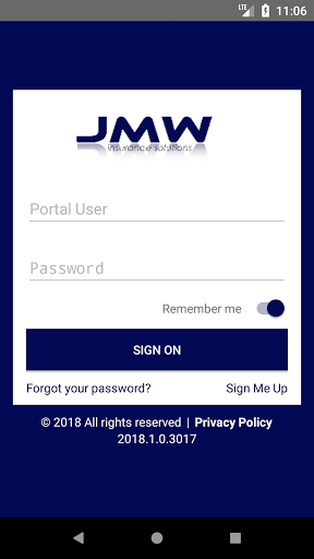 Android application JMW Insurance Solutions Online screenshort