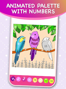 Kids Color by Numbers Book with Animated Effects