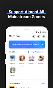 Octopus - геймпад, мышь, раскладка клавиатуры Screenshot