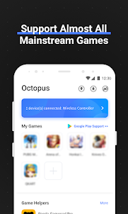 Octopus-ゲームパッド、キーマッパー