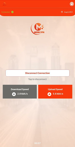 MoonVPN Services Screen 2