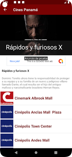 Cines Panamá Screen 3