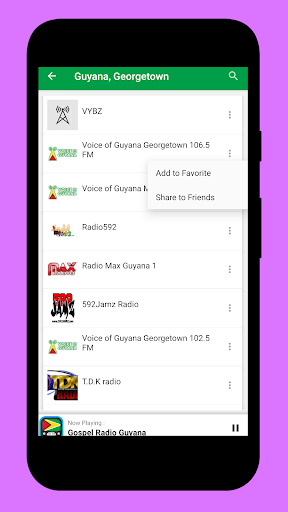 Radio Guyana FM + Radio Online Screen 2