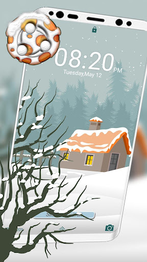 Winter House Launcher Theme Screen 3