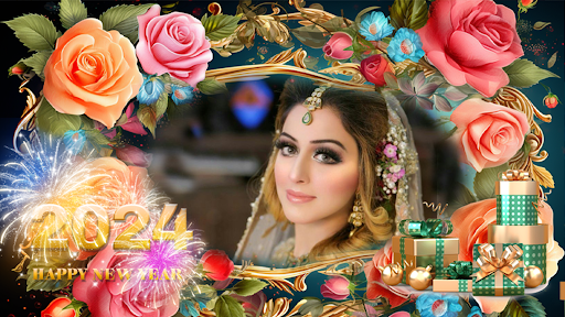 New Year photo frame 2024