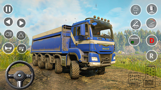 Offroad Mud Games: Cargo Truck apkmartins screenshots 1