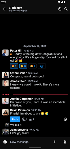 Rocket.Chat Experimental Screen 3