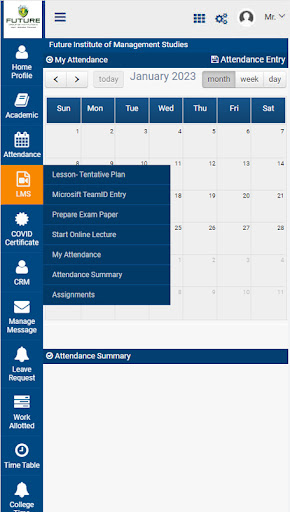 Future Group of Institutions Screen 2