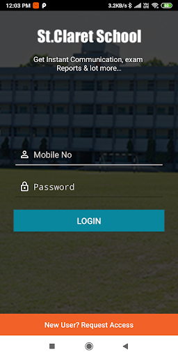 Android application St. Claret School, Barrackpore screenshort