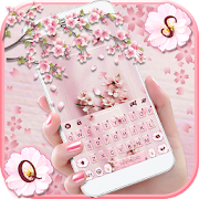 Sakura Floral Keyboard Theme