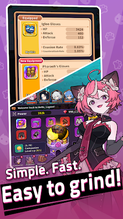 Game screenshot Hellic: Isekai Cat - afk games mod apk