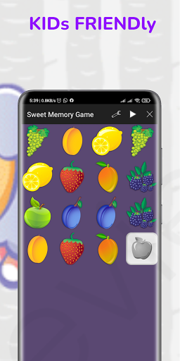 Sweet Memory Game - Brain Game