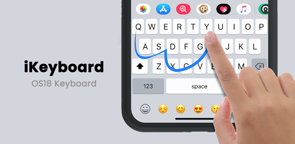 iKeyboard - OS18 Keyboard screenshot 1