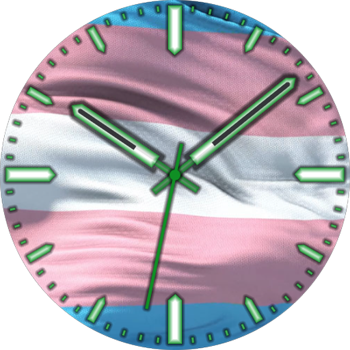 Trans Flag Watch Face Logo