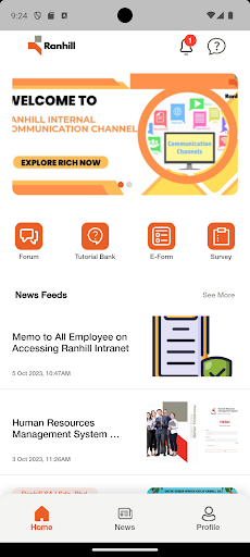 Android application Ranhill RiCH screenshort