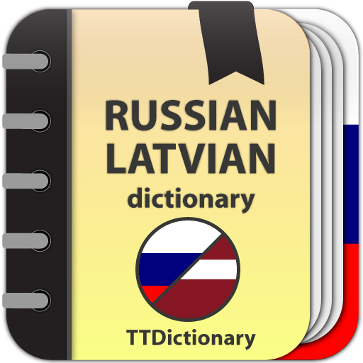Russian-latvian dictionary logo