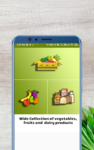 Android application Vezbox - Order Fresh Veggies, screenshort