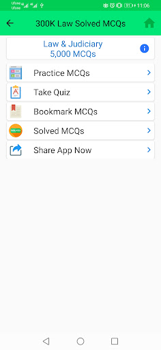Law Solved MCQs Screen 3