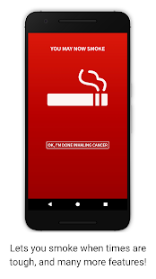 SmokeQuitter-ナンセンスなタバコiQuitアプリ