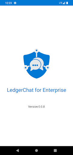 Android application LedgerChat Enterprise - Pilot screenshort