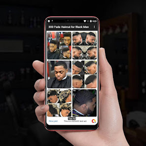 Screenshot 2 300 Fade Haircut for Black Men android
