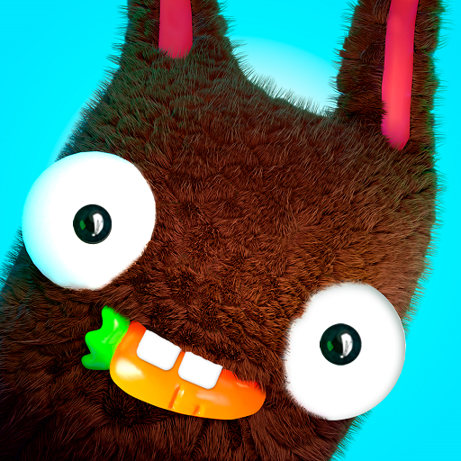 Daddy Rabbit zombie farm scape logo