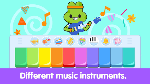 Baby Piano Kids Music Games apkpoly screenshots 1