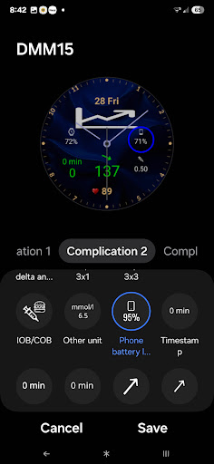 DMM15 Diabetic Watch Face screenshot 3