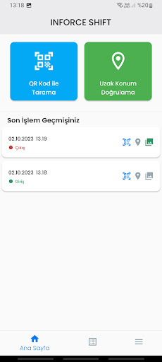 Android application Inforce SHIFT screenshort