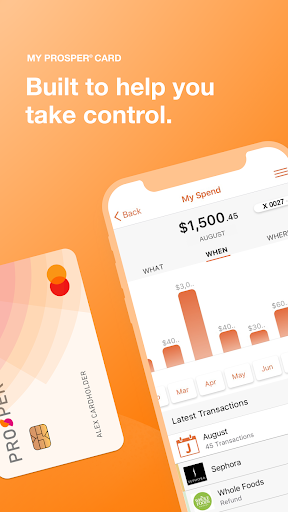 Android application My Prosper Cards UAT screenshort