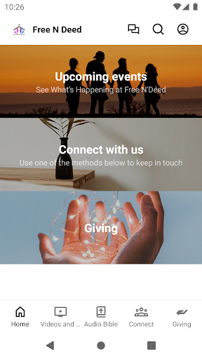 Android application Free N'Deed Ministries screenshort