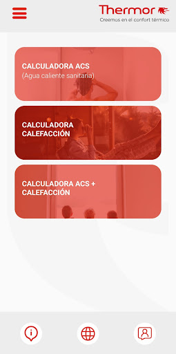 Calculadora Aerotermia Thermor Screen 2