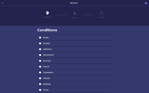 Screenshot of HealthTunes