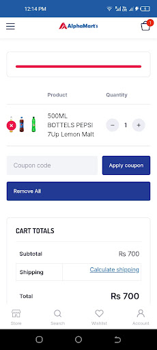 Alpha Mart Screen 3