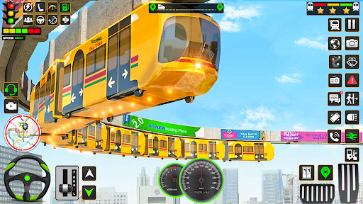 Modern Train Driver Train Game Screen 2