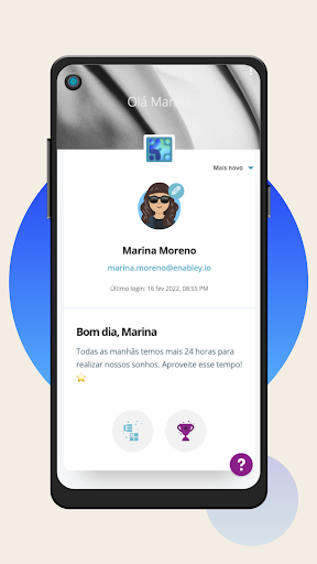 Android application Atualiza Treinamento screenshort