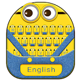 Animated Yellow Cartoon Keyboard Theme (FREE) icon