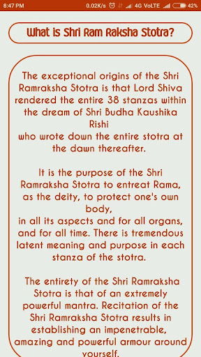 Ram Raksha Stotra with Meaning Screen 2