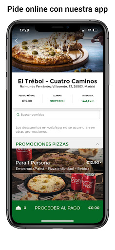 El Trébol Pizzas y Empanadas Screen 2