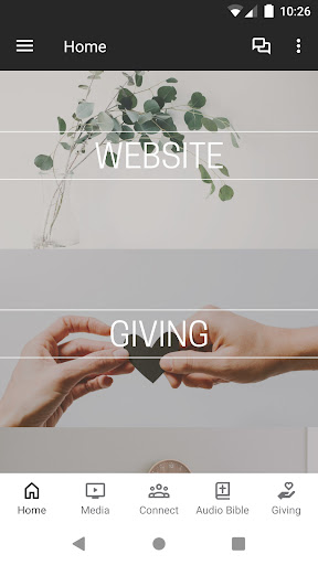 Android application Alexis Baptist Church screenshort