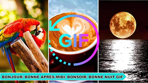 French Good Morning Night Gif Screen 2