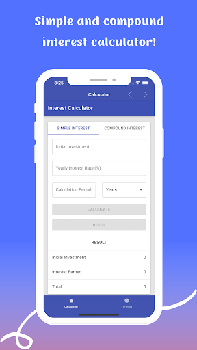 Android application Simple Interest Formula screenshort