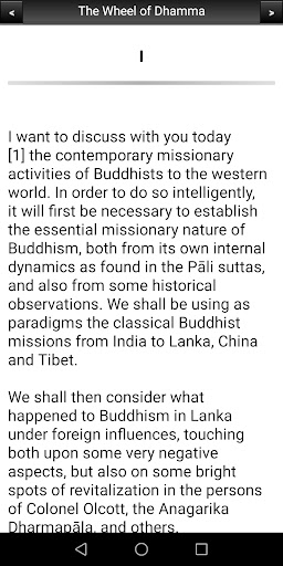 The Wheel of Dhamma Screen 3
