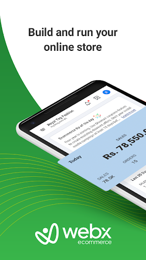 Android application Webx - Ecommerce Store Builder screenshort