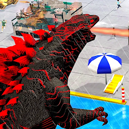 Monster Dinosaur Rampage Game белгішесінің суреті