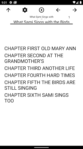 Android application Book, What Sami Sings with the screenshort