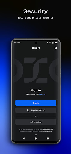 Android application DION screenshort