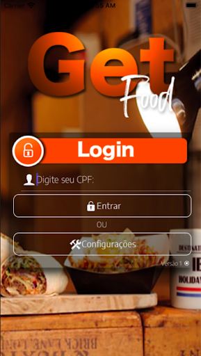 Android application GetFoodClient screenshort